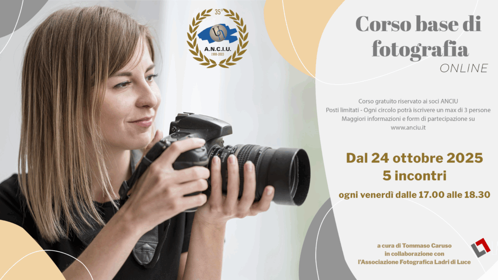 Corso base di Fotografia ANCIU