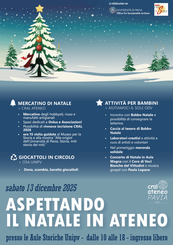 Locandina con il programma della giornata