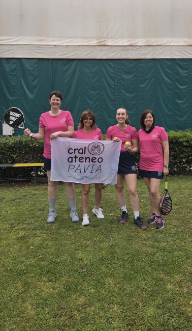 La squadra femminile Cral Ateneo Pavia